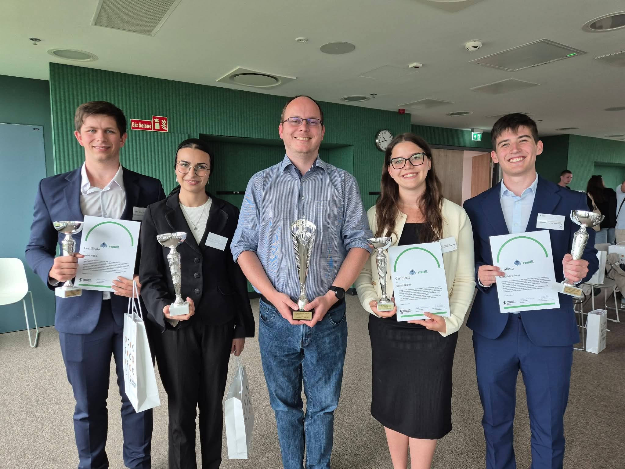 Members of the Special College took second place at the CEEPUS Green Hackathon